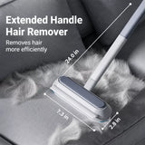 Long-Handle Pet Hair Removal Brush for Sofas and Bedding
