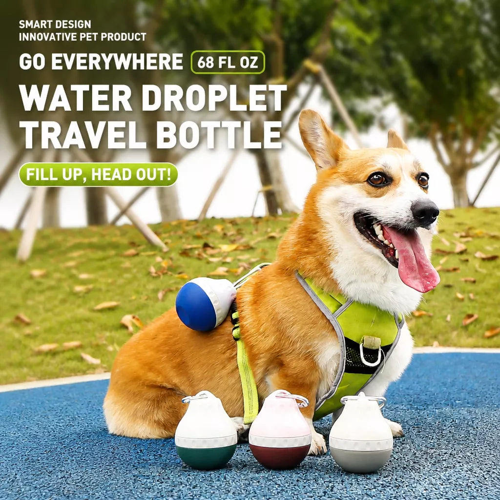 Portable Pet Water Bottle with Drinking Cup