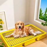 Plastic Dog Potty Tray with Grid Insert