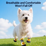 Soft-Sole Nylon Dog Boots for Small to Medium Dogs