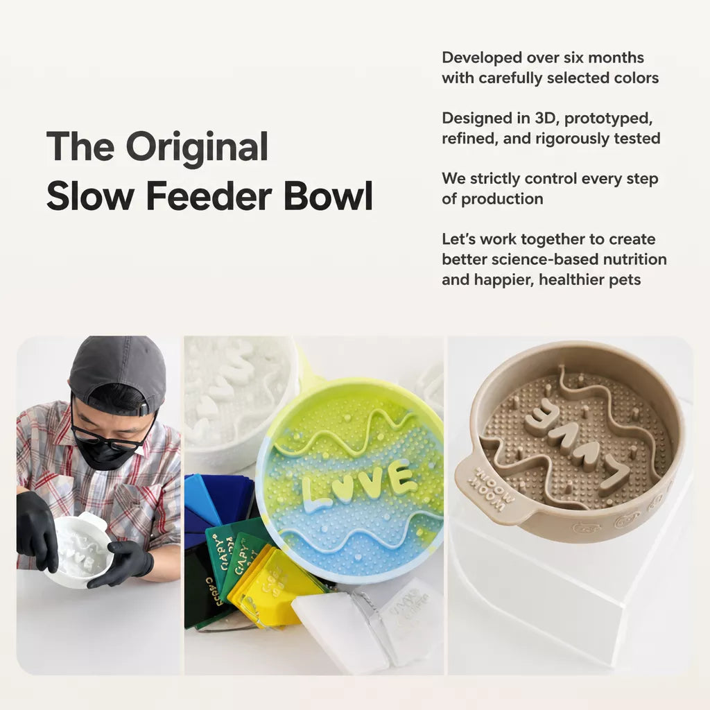 Slow-Feeder Bowl for Dogs and Cats
