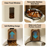 Pet Food and Water Bowl for Cats and Dogs