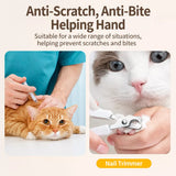 Plastic Recovery Cone for Cats During Grooming and Care