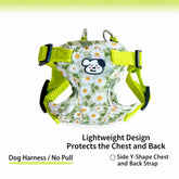 Reflective Vest Harness and Leash for Small Pets