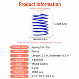 Plastic Spring Cat Toy