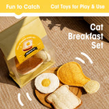 Cat Toy Collection with Natural Loofah and Catnip