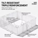 Plastic Modular Indoor Dog Playpen with Door