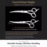 Stainless Steel Pet Grooming Scissors & Comb Set