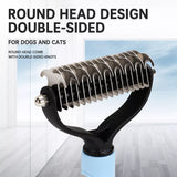 Undercoat Deshedding Comb for Dogs and Cats