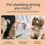 Self-Cleaning Deshedding Brush for Dogs & Cats