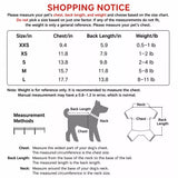 Cat & Small Dog Vest with Leash Opening