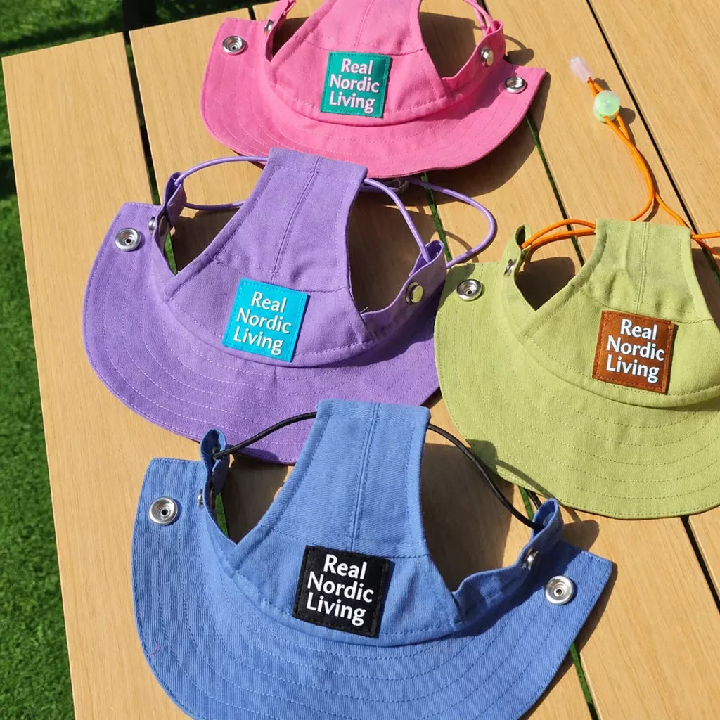 Canvas Outdoor Hat for Dogs and Cats