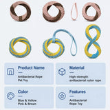 Knotted Polyester Rope Tug Toy for Dogs