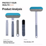 Pet Hair Removal Brush for Sofas, Clothing, and Carpets
