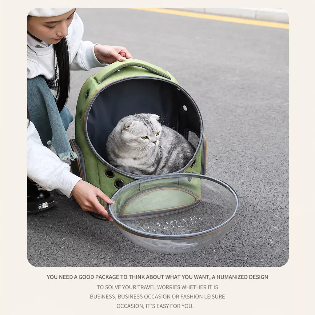 Pet Carrier Backpack with Panoramic Window