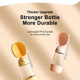 Portable Dog Water Bottle with Built-In Drinking Cup for Walks