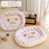 All-Season Washable Pet Bed for Small Dogs & Cats