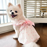 Lightweight Cotton Pet Dress for Small Dogs and Cats