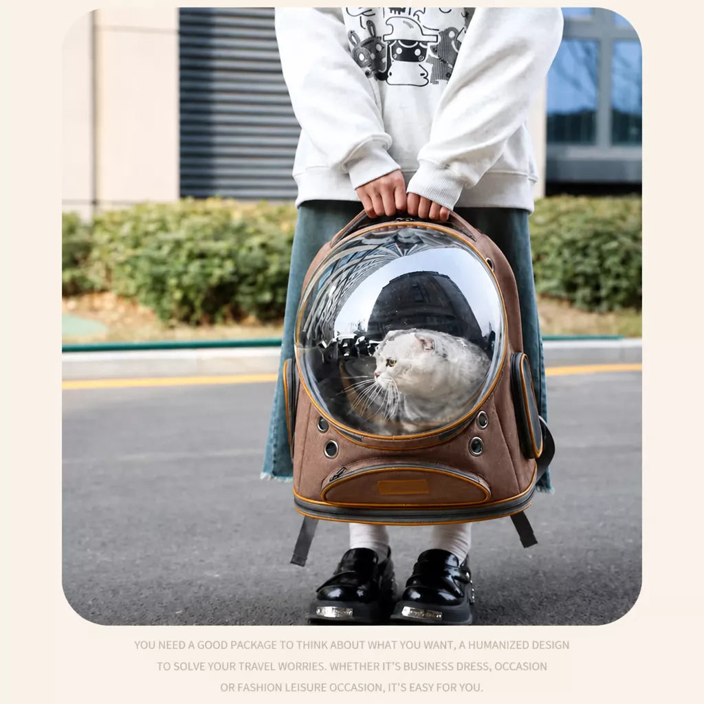 Pet Carrier Backpack with Panoramic Window