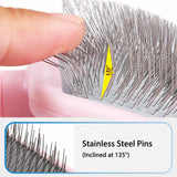 Long-Pin Pet Grooming Comb for Cats, Dogs & Rabbits