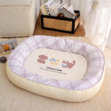 All-Season Washable Pet Bed for Small Dogs & Cats