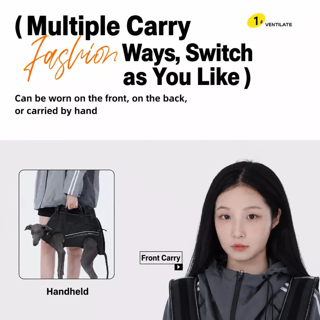Pet Side-Carry Carrier for Dogs and Cats