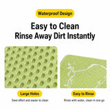 Double-Layer Cat Litter Mat with Cut-to-Fit Design