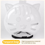 Plastic Recovery Cone for Cats During Grooming and Care