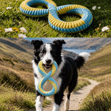 Knotted Polyester Rope Tug Toy for Dogs