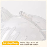 Clear Plastic Pet Recovery Cone for Cats