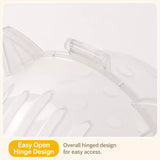 Plastic Recovery Cone for Cats During Grooming and Care