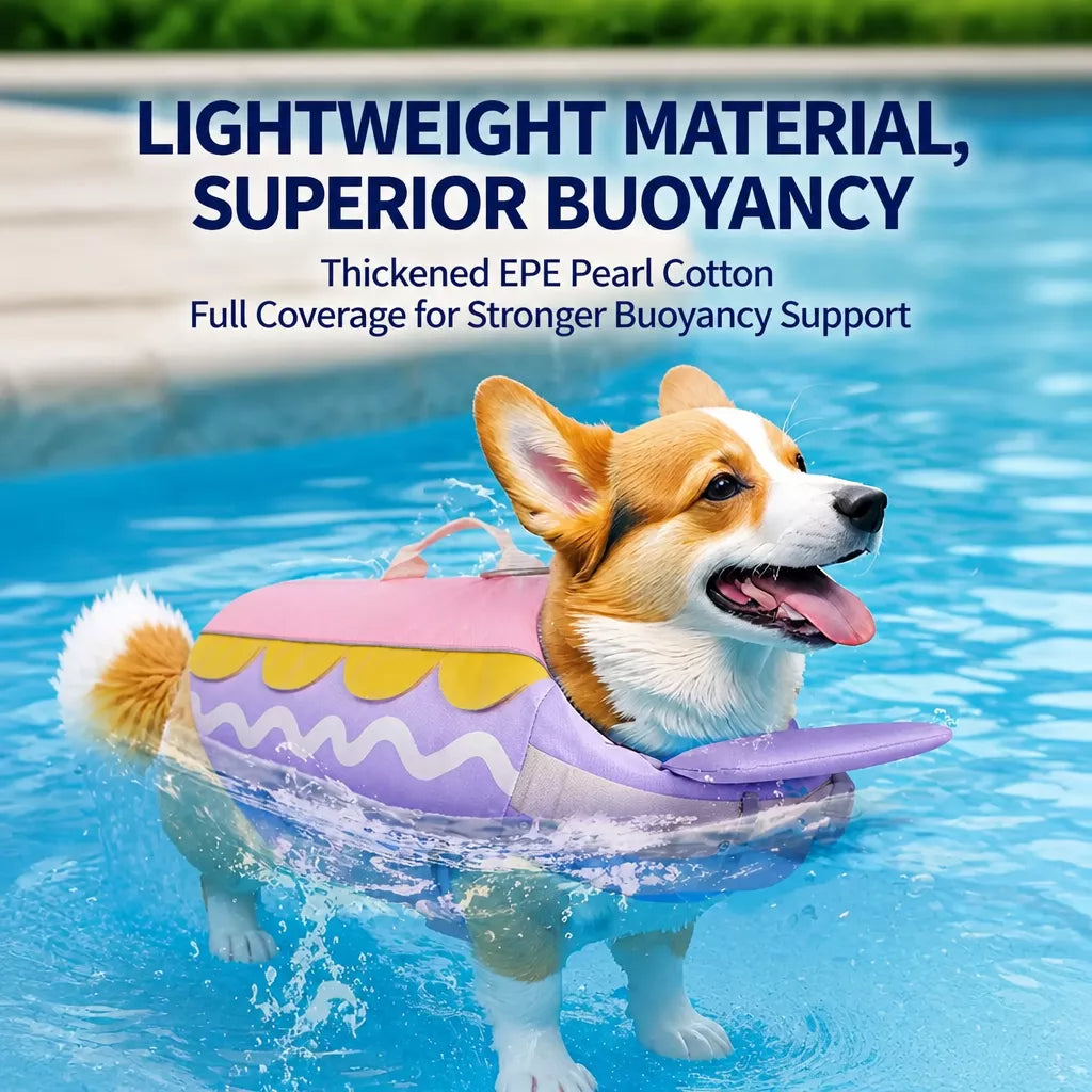 Dog Life Jacket for Swimming and Outdoor Adventures