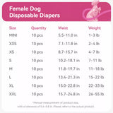 Dog Diaper Pants for Male and Female Dogs