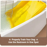 Plastic Dog Potty Tray with Grid Insert