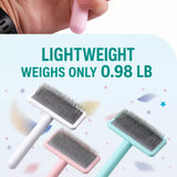 Long-Pin Pet Grooming Comb for Cats, Dogs & Rabbits