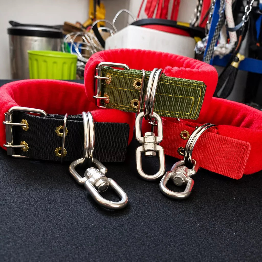 Heavy-Duty Nylon Dog Collar with Figure-8 Swivel Ring