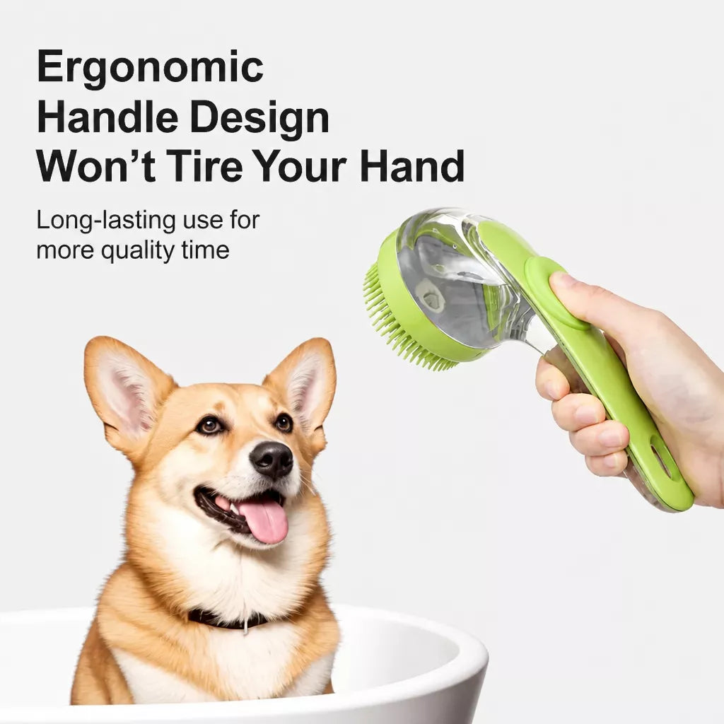 Pet Bathing Massage Brush for Dogs and Cats
