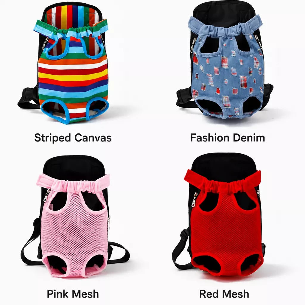 Mesh Pet Carrier Backpack for Cats and Small Dogs
