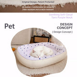 All-Season Washable Pet Bed for Small Dogs & Cats