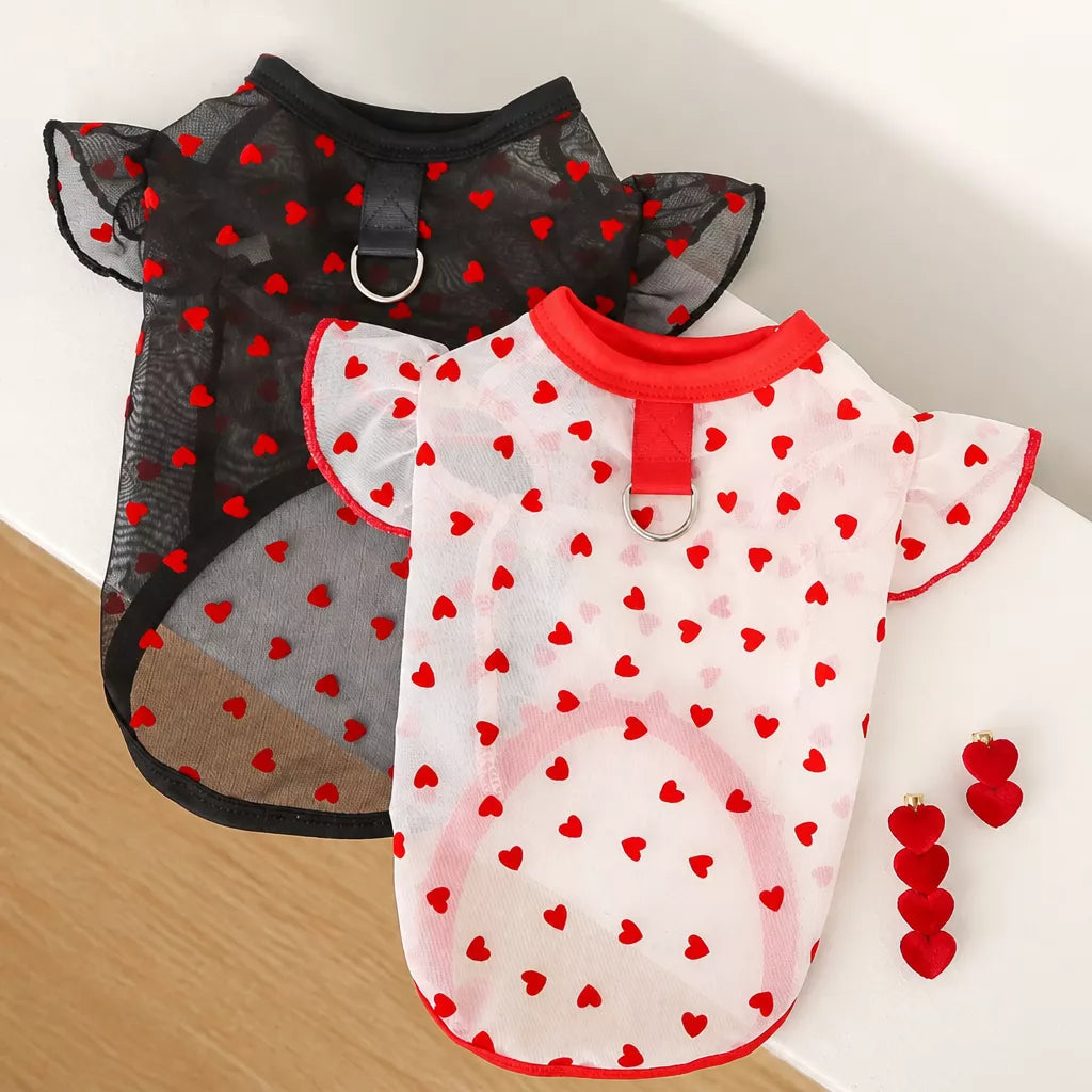 Lightweight Mesh Pet Shirt for Dogs and Cats