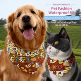 Adjustable Pet Bandana Bib for Dogs and Cats