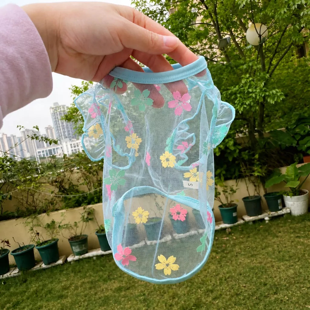 Daisy Mesh Pet Vest for Dogs and Cats