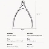Stainless Steel Pet Nail Clippers