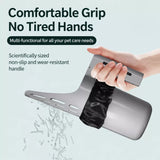 Cat Litter Scoop with Built-In Waste Bag Holder
