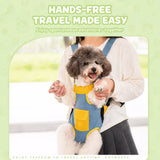 Nylon Pet Carrier Backpack for Dogs and Cats