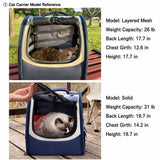 Large Pet Carrier Backpack for Cats and Dogs