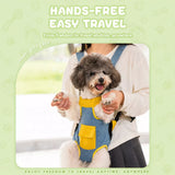 Front-Carrying Pet Backpack Carrier for Small Dogs & Cats