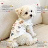Bow Tie Flutter-Sleeve Pet Vest