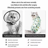 Cat Recovery Suit with Breathable Birdseye Mesh