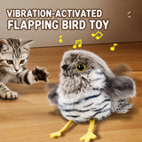 Automatic Flying Bird Cat Toy with Fluttering Wings